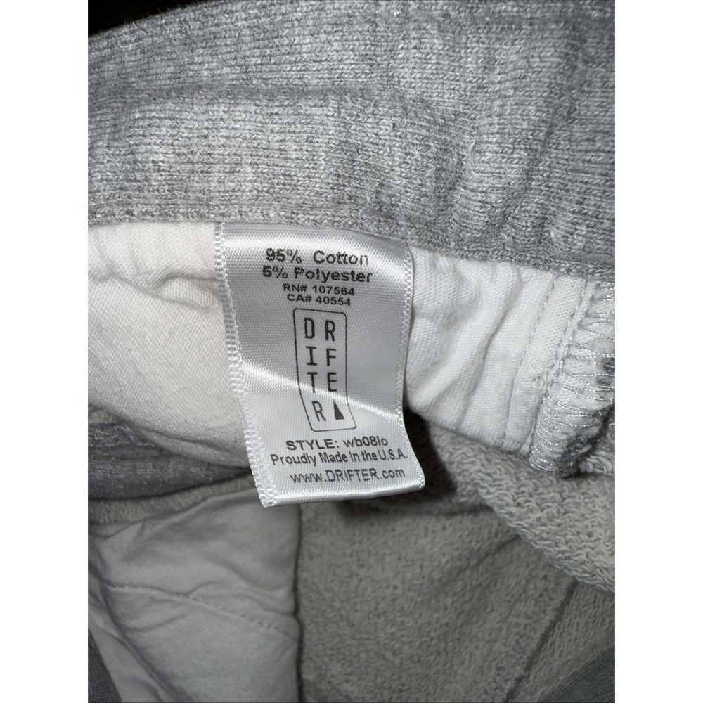 Drifter Los Angeles Heather Gray French Terry Cuffed Lounge Shorts Small - Picture 4 of 4